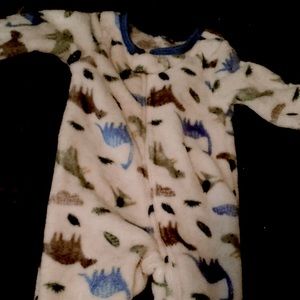 Baby boy dinosaur onesie